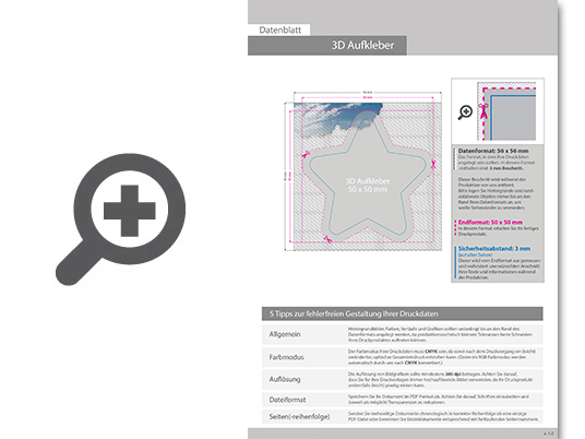 Product Bild 3d_gel-aufkleber_sternform_(50_x_50_mm)